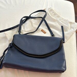 Tumi leather crossbody bag